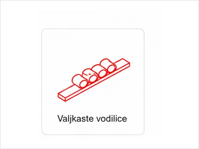 Valjkaste vodilice